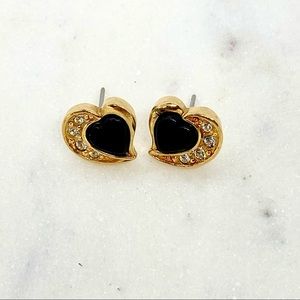 Vintage Avon heart earrings